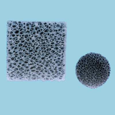 Silicon carbide foam ceramic filter